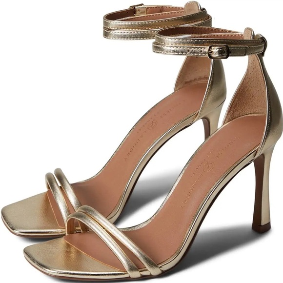 NIB Chinese Laundry Jasmine Ankle Strap Dress Sandal in Gold Women’s Size 8.5 - Picture 7 of 7